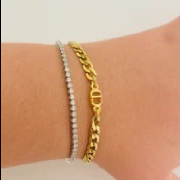 Dior 7" mini logo bracelet - Picture 2 of 2